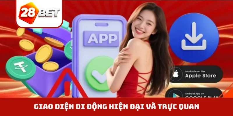 Giao diện di động hiện đại và trực quan