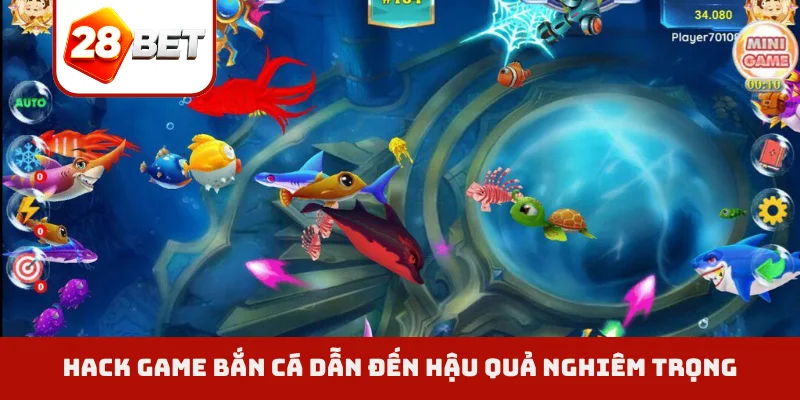 Hack game bắn cá dẫn đến hậu quả nghiêm trọng