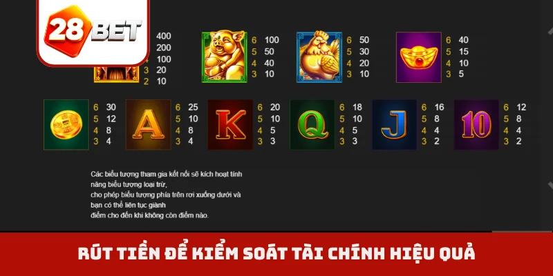 Rút tiền để kiểm soát tài chính hiệu quả