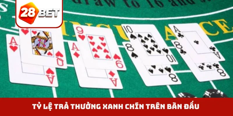 Tỷ lệ trả thưởng xanh chín trên bàn đấu